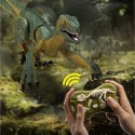 DINOZAUR VELOCIRAPTOR ZDALNIE STEROWANY PILOT PORT USB DŹWIĘKI QX020