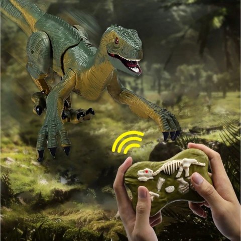 DINOZAUR VELOCIRAPTOR ZDALNIE STEROWANY PILOT PORT USB DŹWIĘKI QX020 DINOZAUR VELOCIRAPTOR ZDALNIE STEROWANY PILOT PORT USB DŹWIĘKI QX020