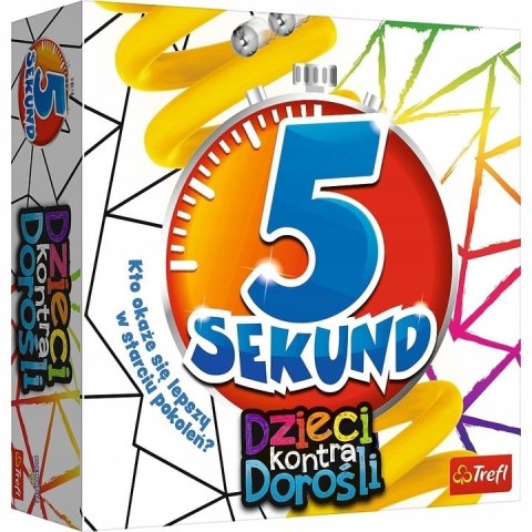 GRA PLANSZOWA RODZINNA 5 SEKUND DZIECI KONTRA DOROŚLI TREFL 02120 GRA PLANSZOWA RODZINNA 5 SEKUND DZIECI KONTRA DOROŚLI TREFL 02120