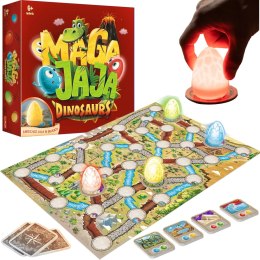 GRA RODZINNA PLANSZOWA TOWARZYSKA MAGAJAJA DINOSAURS 6+ TREFL 02281