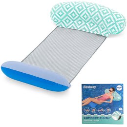 HAMAK WODNY BASENOWY COMFORT PLUSH DMUCHANY LEŻAK Z SIATKĄ BESTWAY 43555