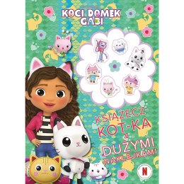 KSIĄŻECZ-KOT-KA Z DUŻYMI NAKLEJKAMI KOLOROWANKA KOCI DOMEK GABI TREFL 97641