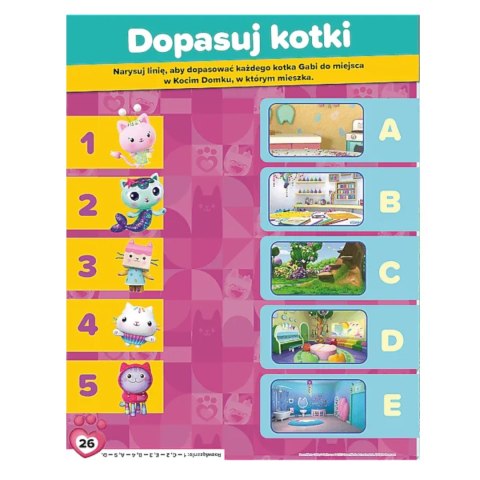 KSIĄŻECZKA KOCI DOMEK GABI 300 NAKLEJEK TREFL KS79760 KSIĄŻECZKA KOCI DOMEK GABI 300 NAKLEJEK TREFL KS79760