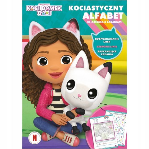 KSIĄŻECZKA KOCIASTYCZNY ALFABET NAUKA PISANIA KOCI DOMEK GABI TREFL KS97221 KSIĄŻECZKA KOCIASTYCZNY ALFABET NAUKA PISANIA KOCI DOMEK GABI TREFL KS97221