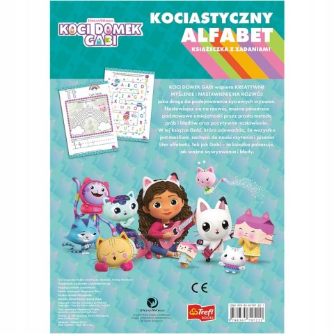 KSIĄŻECZKA KOCIASTYCZNY ALFABET NAUKA PISANIA KOCI DOMEK GABI TREFL KS97221 KSIĄŻECZKA KOCIASTYCZNY ALFABET NAUKA PISANIA KOCI DOMEK GABI TREFL KS97221
