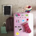 MAGNESY NA LODÓWKĘ ZWIERZĘTA PIANKOWE 36 ELEMENTÓW POJEMNIK