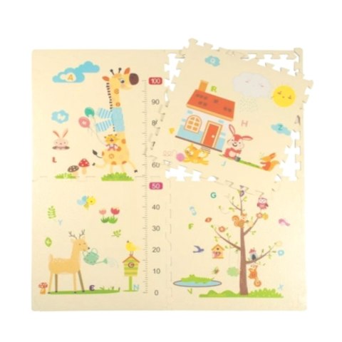 PUZZLE PIANKOWE EVA METRYKA 4 SZT EM2001 PUZZLE PIANKOWE EVA METRYKA 4 SZT EM2001