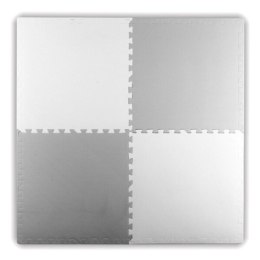 PUZZLE PIANKOWE MATA EVA 4 SZT BIAŁO SZARE EM1001