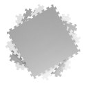 PUZZLE PIANKOWE MATA EVA 4 SZT BIAŁO SZARE EM1001