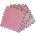 PUZZLE PIANKOWE MATA EVA 4 SZT RÓŻOWO SZARE EM1001R