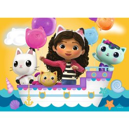 PUZZLE 20 MINIMAXI KOCI DOMEK GABI NA ŁODZI 20 ELEMENTÓW 3+ TREFL 21159
