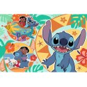 PUZZLE 24 MAXI 24 EL. WESOŁY DZIEŃ LILO & STITCH DISNEY TREFL 14365
