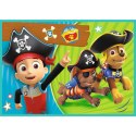 PUZZLE 4W1 PSI PATROL WESOŁA EKIPA 3+ TREFL 34346