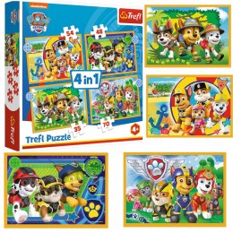 PUZZLE 4W1 PSI PATROL WAKACYJNY 4+ TREFL 34395