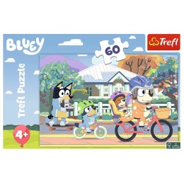PUZZLE BLUEY TREFL 60 EL. WESOŁY BLUEY 17384