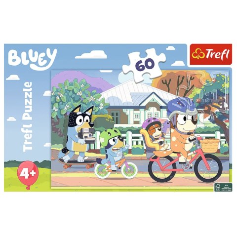 PUZZLE BLUEY TREFL 60 EL. WESOŁY BLUEY 17384 PUZZLE BLUEY TREFL 60 EL. WESOŁY BLUEY 17384