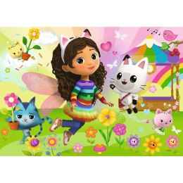 PUZZLE KOCI DOMEK GABI 100 ELEMENTÓW BROKATOWA GABI TREFL 14832
