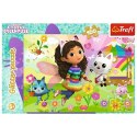 PUZZLE KOCI DOMEK GABI 100 ELEMENTÓW BROKATOWA GABI TREFL 14832