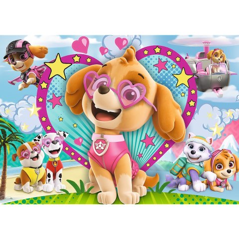 PUZZLE PSI PATROL 100 EL. W BLASKU SKYE BROKATOWE GLITTER TREFL 5+ 14818 PUZZLE PSI PATROL 100 EL. W BLASKU SKYE BROKATOWE GLITTER TREFL 5+ 14818