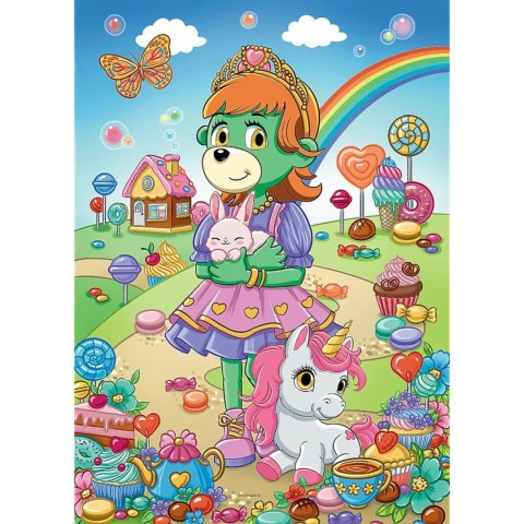 PUZZLE RODZINA TREFLIKÓW 100 EL. BROKATOWE TREFLIKI GLITTER TREFL 14833 PUZZLE RODZINA TREFLIKÓW 100 EL. BROKATOWE TREFLIKI GLITTER TREFL 14833