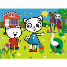 PUZZLE TREFL KICIA KOCIA 30 EL. PRZYGODY KICI KOCI 18264