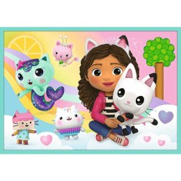 PUZZLE TREFL KOCI DOMEK GABI PUZZLE 10W1 329 EL. W ŚWIECIE GABI 96003