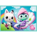 PUZZLE TREFL KOCI DOMEK GABI PUZZLE 10W1 329 EL. W ŚWIECIE GABI 96003