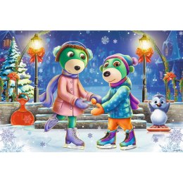 PUZZLE TREFL RODZINA TREFLIKÓW 60 EL. ZIMA U TREFLIKÓW 17383