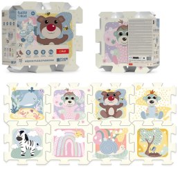 PUZZLE PIANKOWE UKŁADANKA PUZZLOPIANKA BOBASKI I MIŚ BABY 0+ 61615