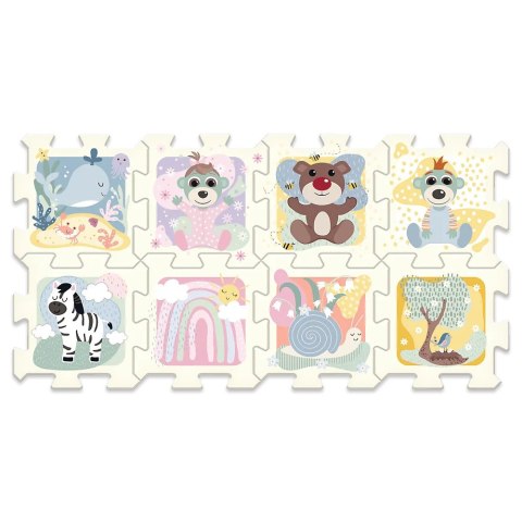 PUZZLE PIANKOWE UKŁADANKA PUZZLOPIANKA BOBASKI I MIŚ BABY 0+ 61615 PUZZLE PIANKOWE UKŁADANKA PUZZLOPIANKA BOBASKI I MIŚ BABY 0+ 61615