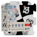 PUZZLE PIANKOWE UKŁADANKA PUZZLOPIANKA BOBASKI I MIŚ KONTRASTOWE BABY 61616
