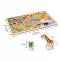 UKŁADANKA TABLICA PUZZLE MAGNETYCZNE ZWIERZĘTA MTF-C02