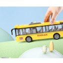 DUŻY SZKOLNY AUTOBUS OTWIERANE DRZWI DŹWIĘKI ŚWIATŁA 1:16 3+ WY910A