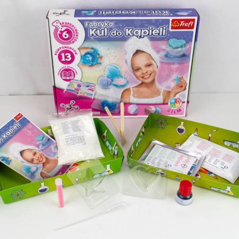 FABRYKA KUL DO KĄPIELI 8+ ZESTAW EDUKACYJNY SCIENCE4YOU TREFL 61096 FABRYKA KUL DO KĄPIELI 8+ ZESTAW EDUKACYJNY SCIENCE4YOU TREFL 61096