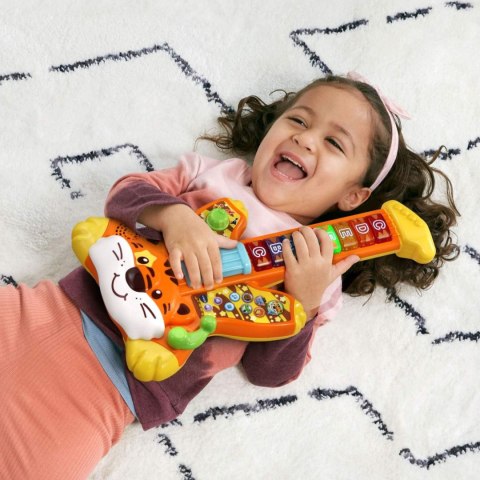 GITARA WESOŁEGO TYGRYSKA INTERAKTYWNA MELODIE PIOSENKI VTECH TREFL 61955 GITARA WESOŁEGO TYGRYSKA INTERAKTYWNA MELODIE PIOSENKI VTECH TREFL 61955