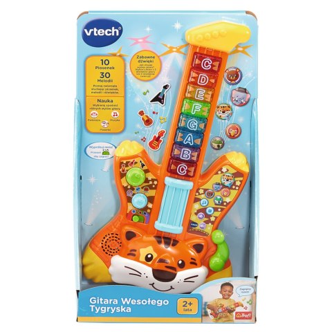 GITARA WESOŁEGO TYGRYSKA INTERAKTYWNA MELODIE PIOSENKI VTECH TREFL 61955 GITARA WESOŁEGO TYGRYSKA INTERAKTYWNA MELODIE PIOSENKI VTECH TREFL 61955