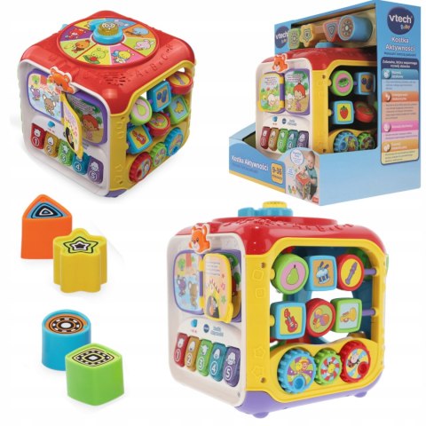 KOSTKA AKTYWNOŚCI INTERAKTYWNA EDUKACYJNA 9M+ VTECH TREFL MELODIE 60677 KOSTKA AKTYWNOŚCI INTERAKTYWNA EDUKACYJNA 9M+ VTECH TREFL MELODIE 60677