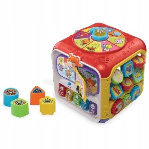 KOSTKA AKTYWNOŚCI INTERAKTYWNA EDUKACYJNA 9M+ VTECH TREFL MELODIE 60677 KOSTKA AKTYWNOŚCI INTERAKTYWNA EDUKACYJNA 9M+ VTECH TREFL MELODIE 60677