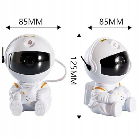 LAMPKA LED PROJEKTOR RZUTNIK GWIAZD NIEBA ASTRONAUTA DLA DZIECI PILOT A2778 LAMPKA LED PROJEKTOR RZUTNIK GWIAZD NIEBA ASTRONAUTA DLA DZIECI PILOT A2778