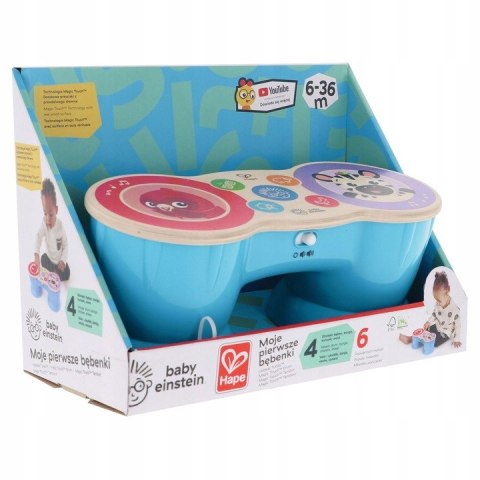 MAGICZNE DOTYKOWE BĘBENKI 6M+ BABY EINSTEIN HAPE TREFL 800898 MAGICZNE DOTYKOWE BĘBENKI 6M+ BABY EINSTEIN HAPE TREFL 800898
