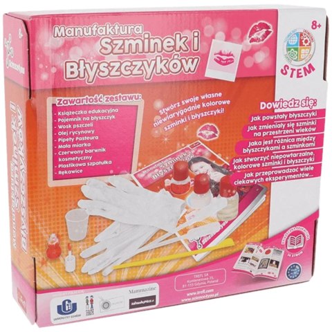 MANUFAKTURA SZMINEK I BŁYSZCZYKÓW EKSPERYMENTY 8+ TREFL SCIENCE4YOU 61118 MANUFAKTURA SZMINEK I BŁYSZCZYKÓW EKSPERYMENTY 8+ TREFL SCIENCE4YOU 61118