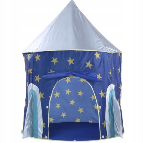 NIEBIESKI NAMIOT RAKIETA Z PODŁOGĄ 135 CM 600-42 NIEBIESKI NAMIOT RAKIETA Z PODŁOGĄ 135 CM 600-42