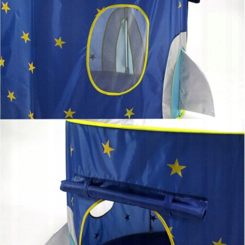 NIEBIESKI NAMIOT RAKIETA Z PODŁOGĄ 135 CM 600-42 NIEBIESKI NAMIOT RAKIETA Z PODŁOGĄ 135 CM 600-42