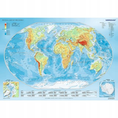 PUZZLE MAPA FIZYCZNA ŚWIATA 1000 ELEMENTÓW TREFL 10463 PUZZLE MAPA FIZYCZNA ŚWIATA 1000 ELEMENTÓW TREFL 10463