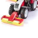 SIKU FARMER TRAKTOR STEYR Z KOSIARKAMI MARKI PöTTINGER METAL MODEL S1672