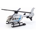 SIKU LAWETA Z HELIKOPTEREM POLICJA MODEL METAL S1610