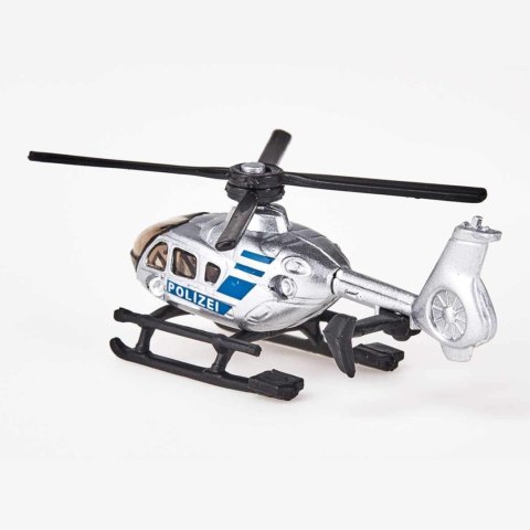 SIKU LAWETA Z HELIKOPTEREM POLICJA MODEL METAL S1610 SIKU LAWETA Z HELIKOPTEREM POLICJA MODEL METAL S1610