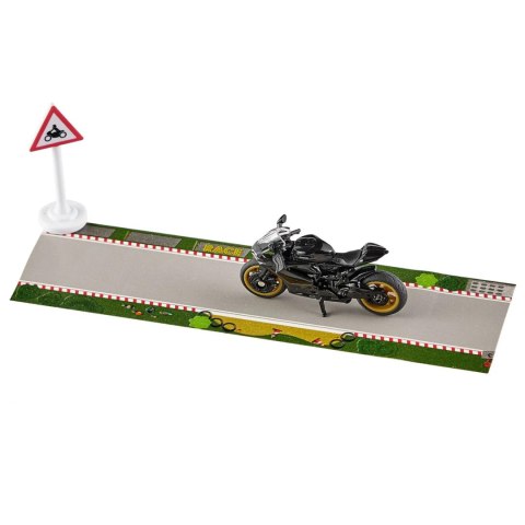 SIKU MOTOR DUCATI PANIGALE 1299 Z TAŚMĄ JEZDNIA MODEL METAL S1601 SIKU MOTOR DUCATI PANIGALE 1299 Z TAŚMĄ JEZDNIA MODEL METAL S1601