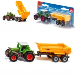 SIKU TRAKTOR FENDT Z WYWROTKĄ KOLEBOWĄ KRAMPE METAL MODEL S1605
