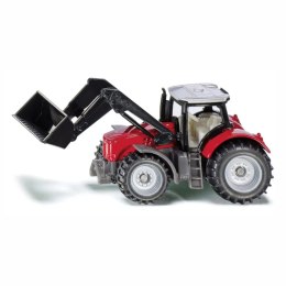 SIKU TRAKTOR MASSEY FERGUSON Z PRZEDNIĄ ŁADOWARKĄ METAL MODEL S1484